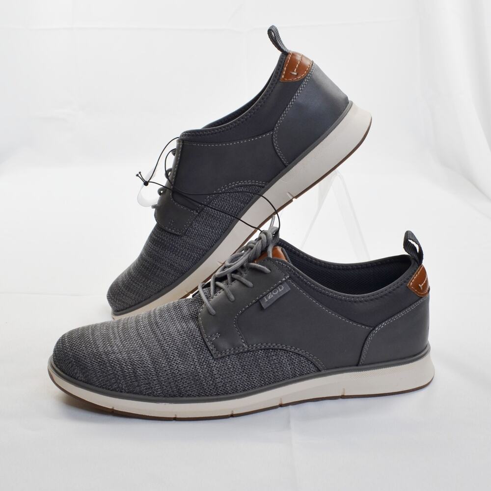 Izod Drift Casual Memory Foam Cushioned Men's Shoes Gray Size 12 M US
